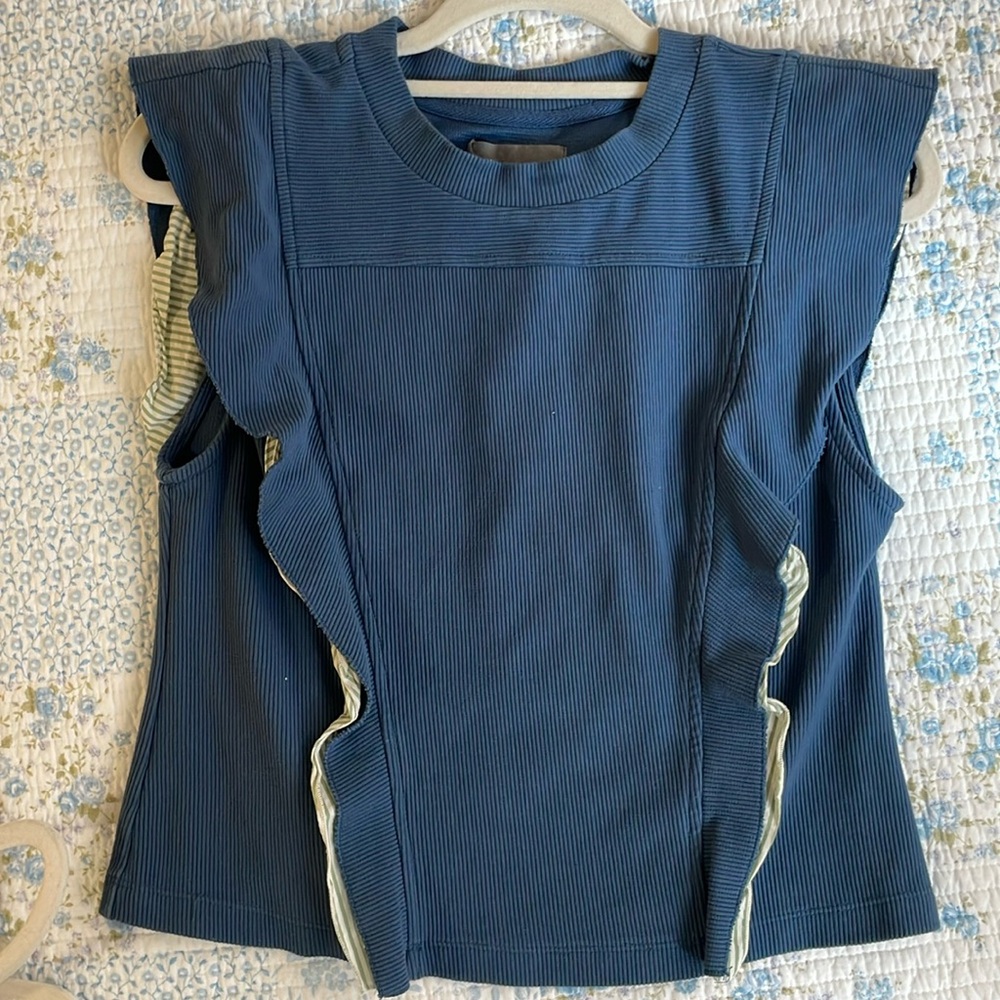 Anthropologie Ruffle Top